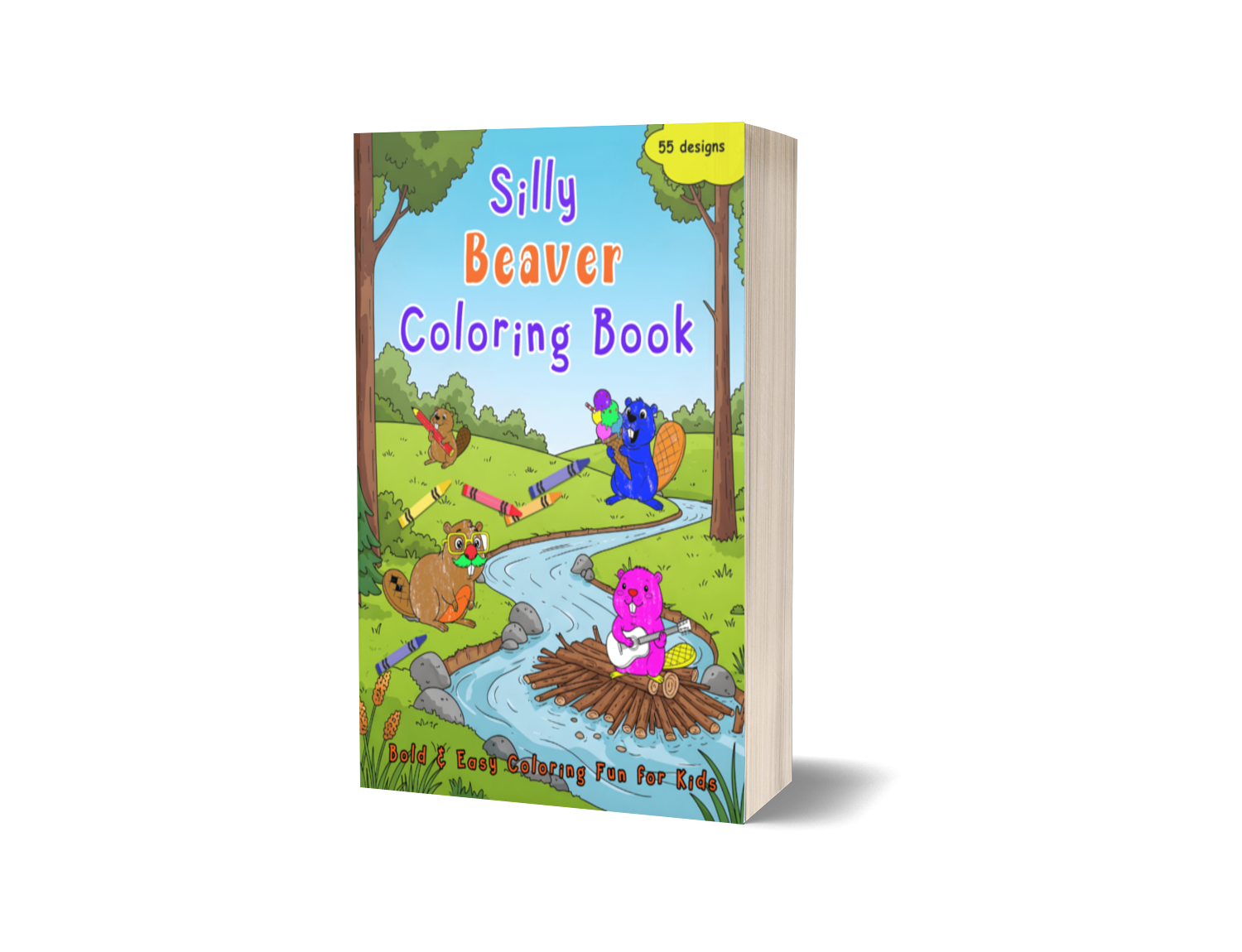 Silly Beaver Coloring Book