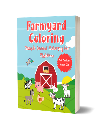 Farmyard Coloring: Simple Animal Coloring for Children