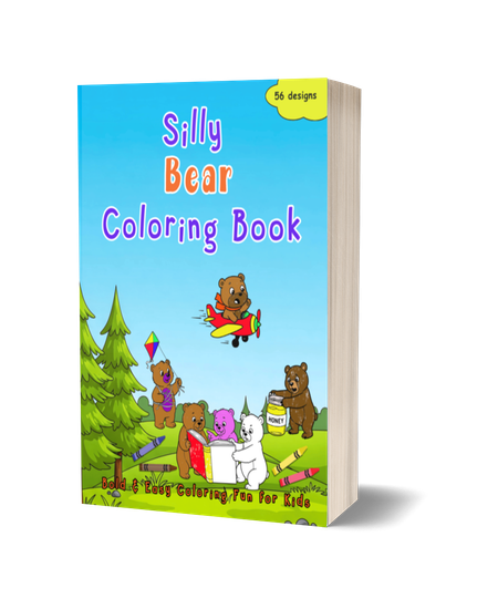 Silly Bear Coloring Book