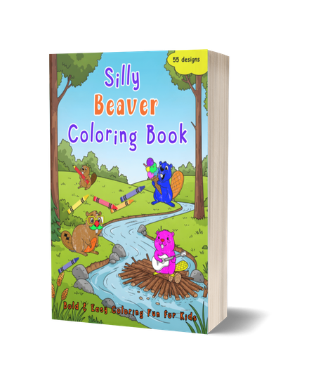 Silly Beaver Coloring Book